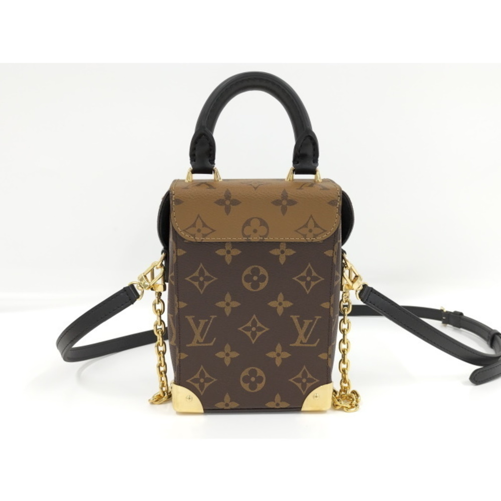 Louis Vuitton 2WAY Shoulder Brown Camera Box Bag Monogram Reverse